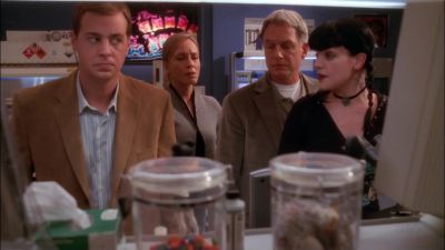 Now we know how
an eyeball got
in his stomach. - NCIS