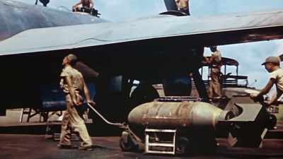 Now, LeMay has
something bigger in mind. - The Pacific War in Color