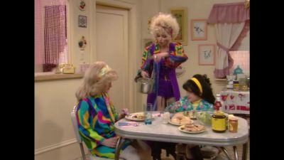 Now, less talk and more eat. - The Nanny