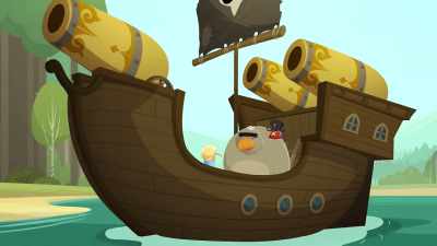 Now, let's finish leveling
Splinterwood to splintereens! - Angry Birds: Summer Madness