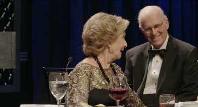 - Now let's get to the main event.
- Looking great, May! - The Comedian
