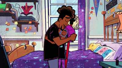 Now, let's go clean,
so you can show me - Marvel's Moon Girl and Devil Dinosaur