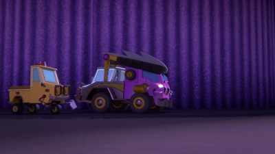 Now, let's rush you off the stage
for the Mayor's performance. - Mighty Monsterwheelies