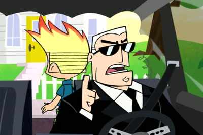 Now let's try...
the eject button! - Johnny Test