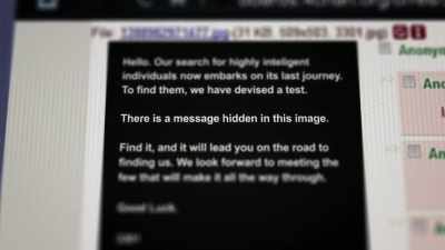 Now, like QAnon,
Cicada 3301 originated - Q: Into the Storm