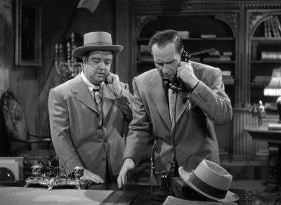 Now listen Talbot enough is enough Now Wilbur's scared to - Abbott and Costello Meet Frankenstein