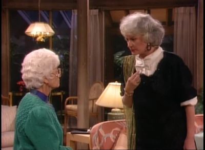 Now listen up you withered old Sicilian monkey - The Golden Girls