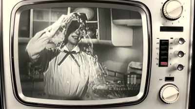 Now look at this,
Saran Wrap clings like magic. - Plastic Earth