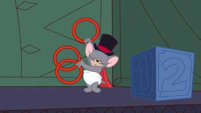 Now, for my next trick,
I, the great Tuffini - Tom and Jerry Snowman's Land