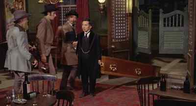 - Now?
- No. Get out, you old fool. - Carry on Cowboy
