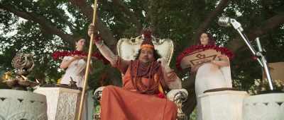 -Now, on my way here, I had a headache.
-Hail the saint! - Hey! Sinamika