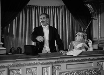 Now on with the opera Let joy be unconfined - A Night at the Opera