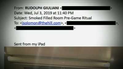 Now one of the problems is,
is he falls into this murky - Giuliani: What Happened to America's Mayor?