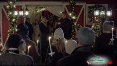 Now, our two towns have
finally come together - It's Beginning to Look a Lot Like Christmas
