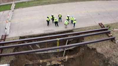 Now, we out here checking
the structural integrity - Sewer Divers