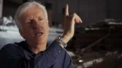 Now people describe it standing up like,
uh, - Titanic: 20 Years Later with James Cameron