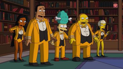 ♪ Now, people, you're all geniuses ♪ - The Simpsons