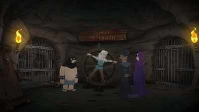 Now, Princess,
will you confess to being a witch? - Disenchantment