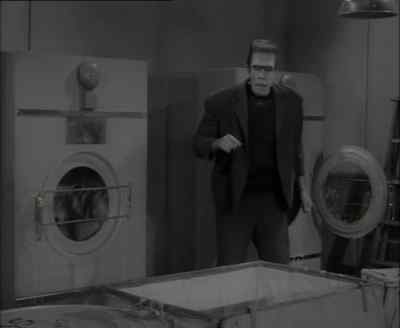 Now, put more dirty clothes
in washer. - The Munsters