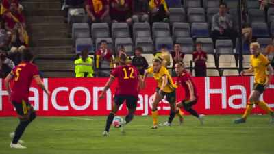 Now Putellas on the spin. - Matildas: The World at Our Feet