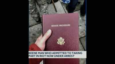 Now, Riddle
is scheduled to be sentenced - The Insurrectionist Next Door