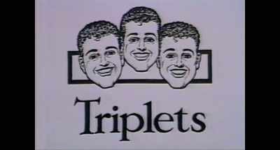 'Now they run a New York
restaurant called, - Three Identical Strangers