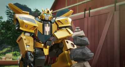 Now, when scouting
new ground, - Transformers: EarthSpark