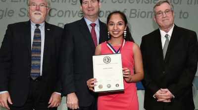 Now to see
her winning competition after
competition, that excites me. - Science Fair