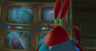 Now, you see, Plankton's been weaseling
his way into me office for months now. - Plankton: The Movie