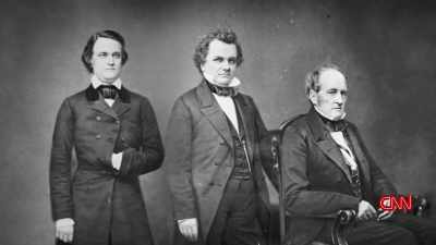 NOW SOUTHERN VOTES ARE SPLIT NOT
TWO WAYS, BUT THREE WAYS. - Lincoln: Divided We Stand
