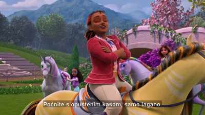 Now start with a little trot,
nice and easy. - Unicorn Academy