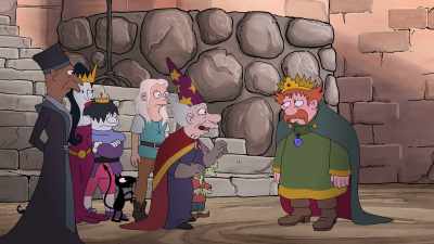 Now, to test it,
we need a volunteer to kill you. - Disenchantment