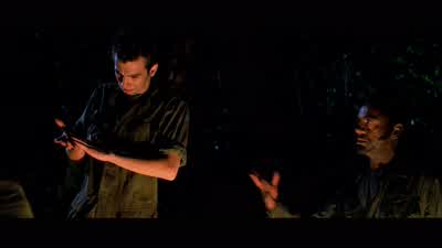 Then what are we supposed to doHe s cleaning a gun with no bulletsYeah that s a planI m just like a little boyplaying with his dick when he s nervous - Tropic Thunder