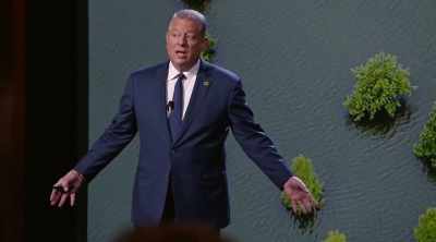 Now, that's unusual.
Almost Noah-like. - An Inconvenient Sequel: Truth to Power