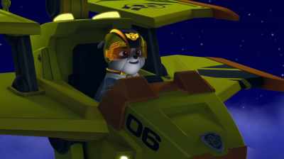 Now that's what I call "stopping
the clock!" - PAW Patrol: Jet To The Rescue
