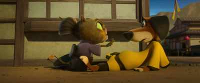 Now that's what I call wokking the dog. - Paws of Fury: The Legend of Hank