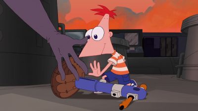 Now the baseball is on the other foot - Phineas and Ferb the Movie: Across the 2nd Dimension