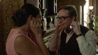 Now, the earrings attach - Ms Fisher's Modern Murder Mysteries