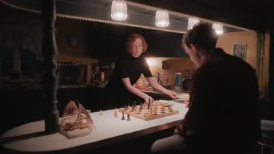 -Now, the knight pawn is pinned. - The Queen's Gambit