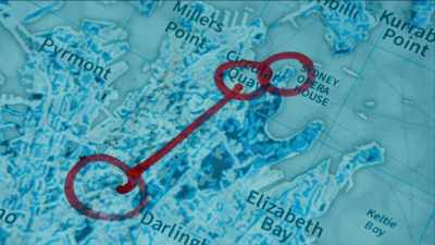 Now, the likely pick-up point
was either Circular Quay - NCIS: Sydney