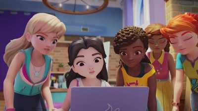 Now the old map
of Old Town... - LEGO Friends: Girls on a Mission