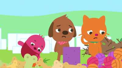 Now the parts are all mixed up. - Sago Mini Friends