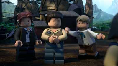 Now, to the reception desk, milady.
And, my guy. - Lego Star Wars Summer Vacation