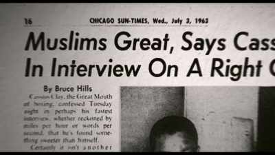 Now,
the story published by Bruce Hills, - Blood Brothers: Malcolm X and Muhammad Ali