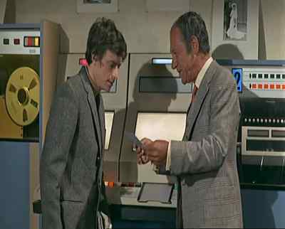Now, then, all we do is feed the
information into the computer here, - Carry On Loving