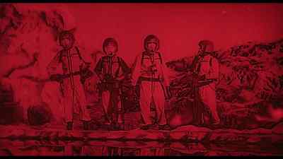 Now there it is, - The Angry Red Planet