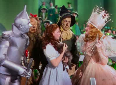 Now those magic slippers will take you home in two secondsToto too Toto too - The Wizard of Oz
