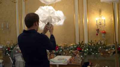 Now transmitting from the nursery. - A Christmas Prince: The Royal Baby