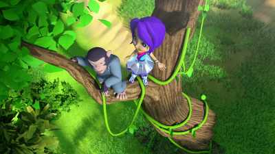 Now you try and get down.
Like a wild chimp. - Rainbow Rangers