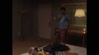 Now, turn off
this silly old man's voice - Room 104